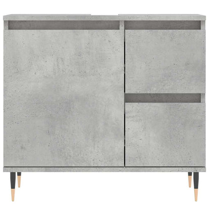 Koupelnová Skříňka Betonově Šedá 65X33X60 Cm Kompozitní Dřevo
