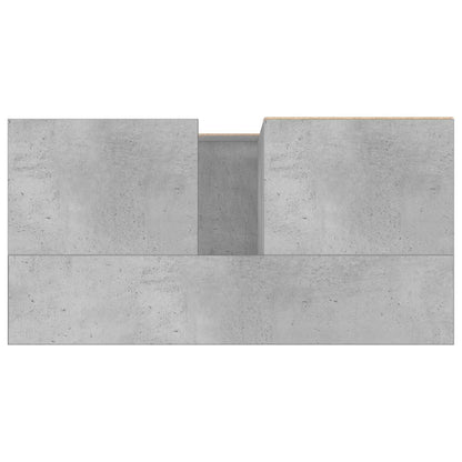 Koupelnová Skříňka Betonově Šedá 65X33X60 Cm Kompozitní Dřevo