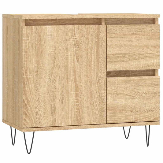 Koupelnová Skříňka Dub Sonoma 65 X 33 X 60 Cm Kompozitní Dřevo