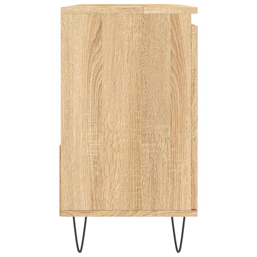 Koupelnová Skříňka Dub Sonoma 65 X 33 X 60 Cm Kompozitní Dřevo