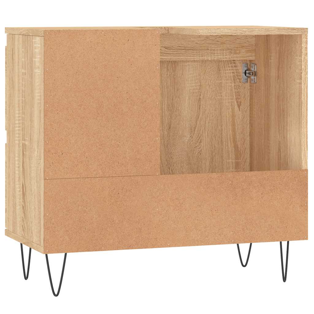 Koupelnová Skříňka Dub Sonoma 65 X 33 X 60 Cm Kompozitní Dřevo