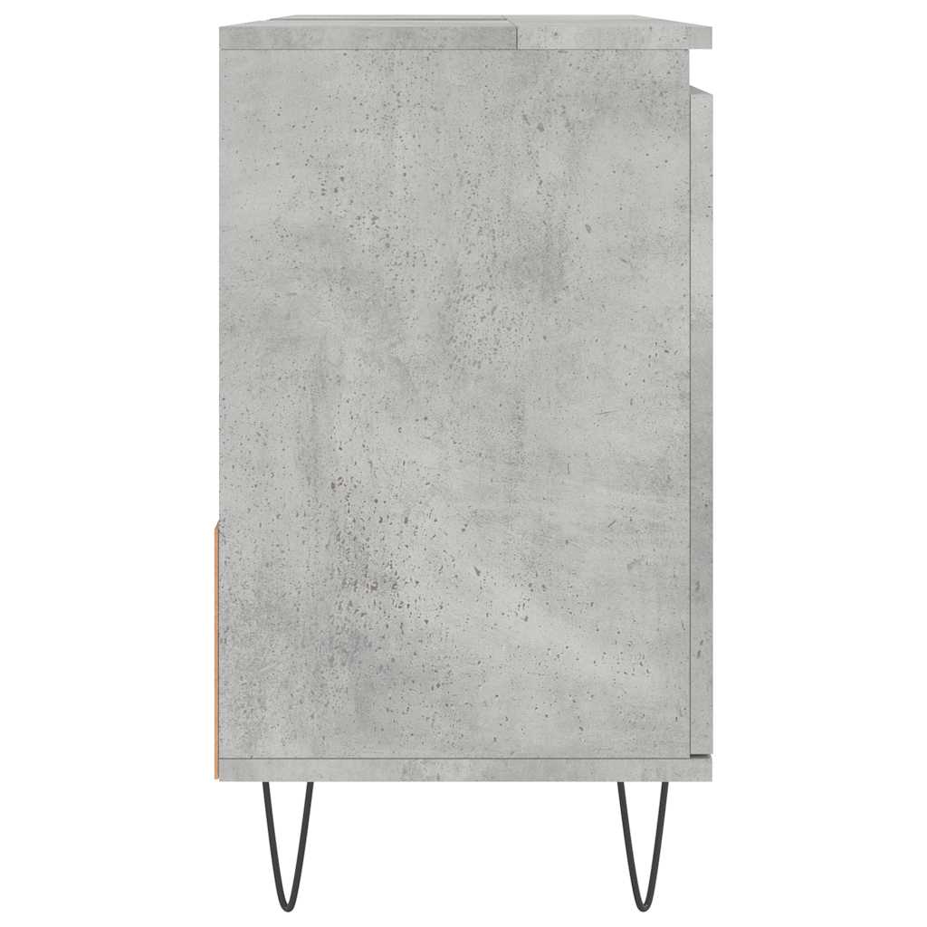 Koupelnová Skříňka Betonově Šedá 65X33X60 Cm Kompozitní Dřevo