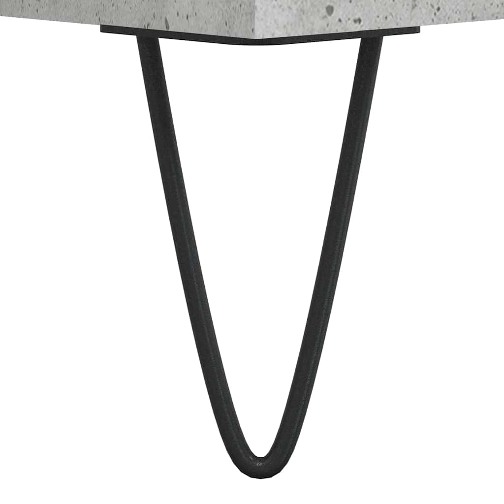 Koupelnová Skříňka Betonově Šedá 65X33X60 Cm Kompozitní Dřevo