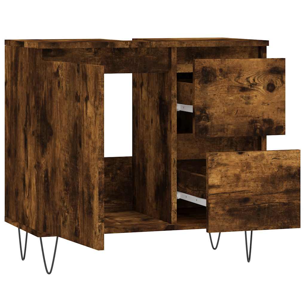 Koupelnová Skříňka 65 X 33 X 60 Cm Kompozitní Dřevo