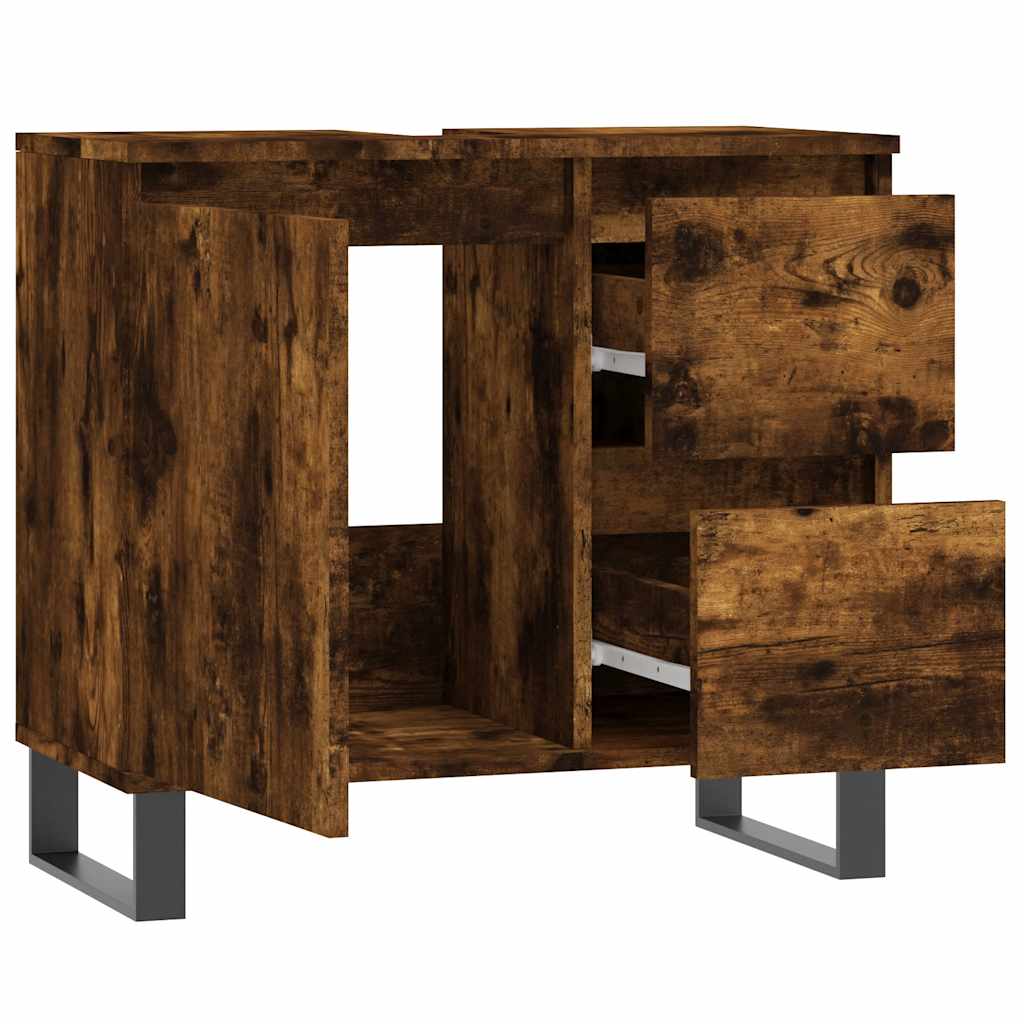 Koupelnová Skříňka 65 X 33 X 60 Cm Kompozitní Dřevo