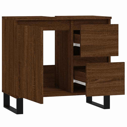 Koupelnová Skříňka 65 X 33 X 60 Cm Kompozitní Dřevo