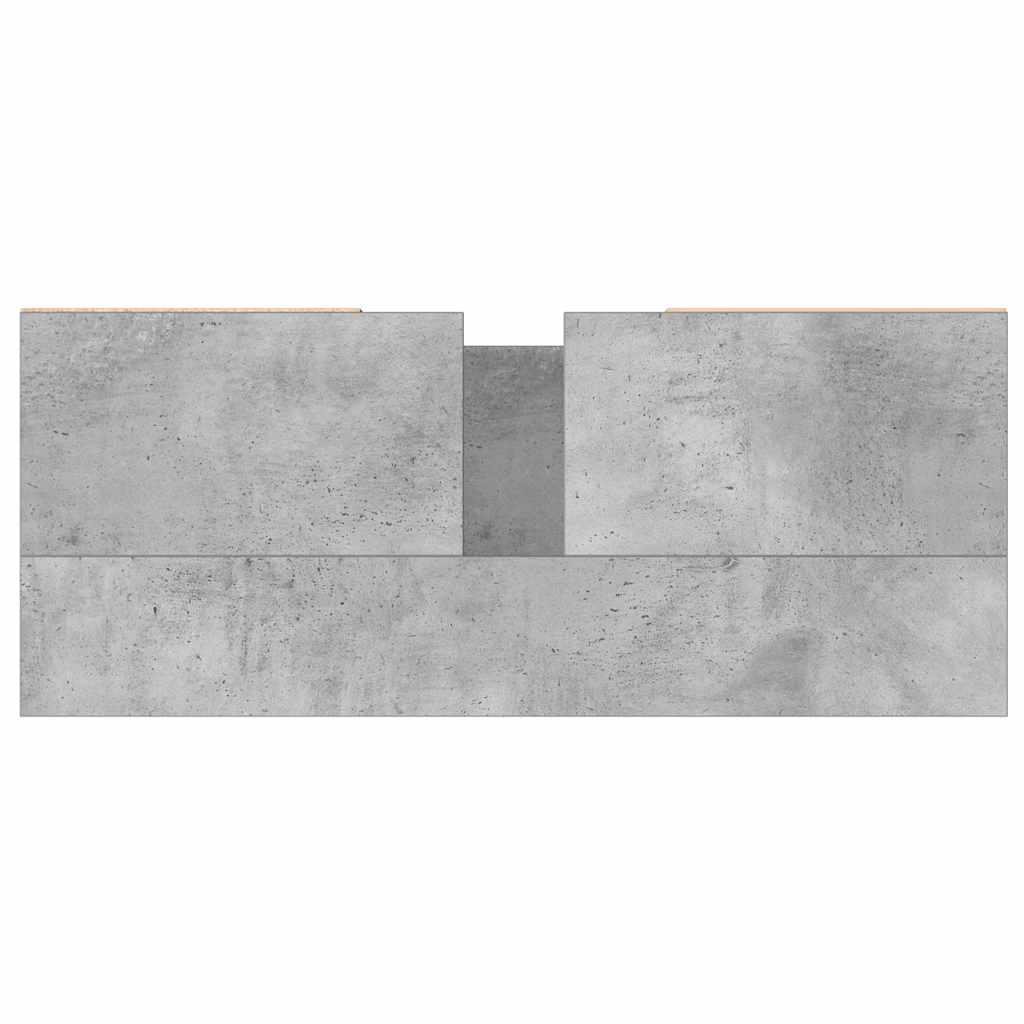Koupelnová Skříňka Betonově Šedá 80X33X60 Cm Kompozitní Dřevo