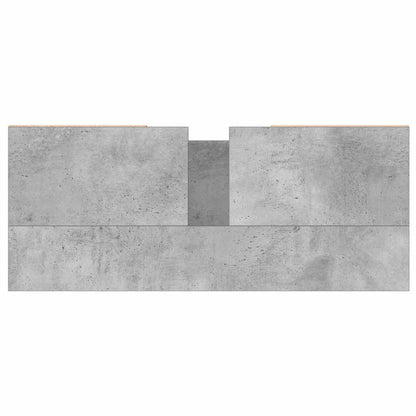Koupelnová Skříňka Betonově Šedá 80X33X60 Cm Kompozitní Dřevo