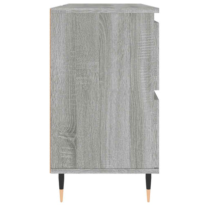 Koupelnová Skříňka Šedá Sonoma 80 X 33 X 60 Cm Kompozitní Dřevo