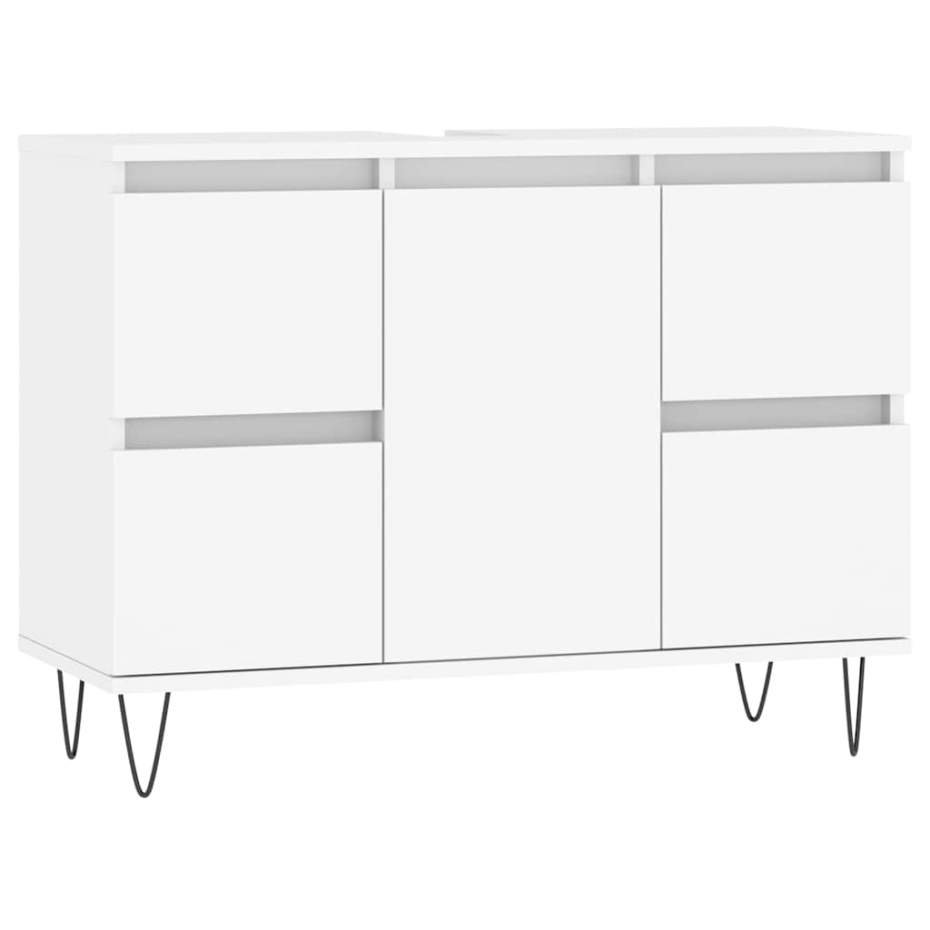 Koupelnová Skříňka 80 X 33 X 60 Cm Kompozitní Dřevo