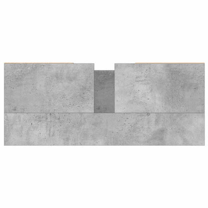 Koupelnová Skříňka Betonově Šedá 80X33X60 Cm Kompozitní Dřevo