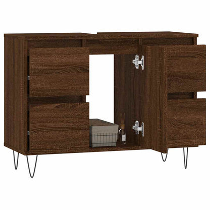 Koupelnová Skříňka 80 X 33 X 60 Cm Kompozitní Dřevo