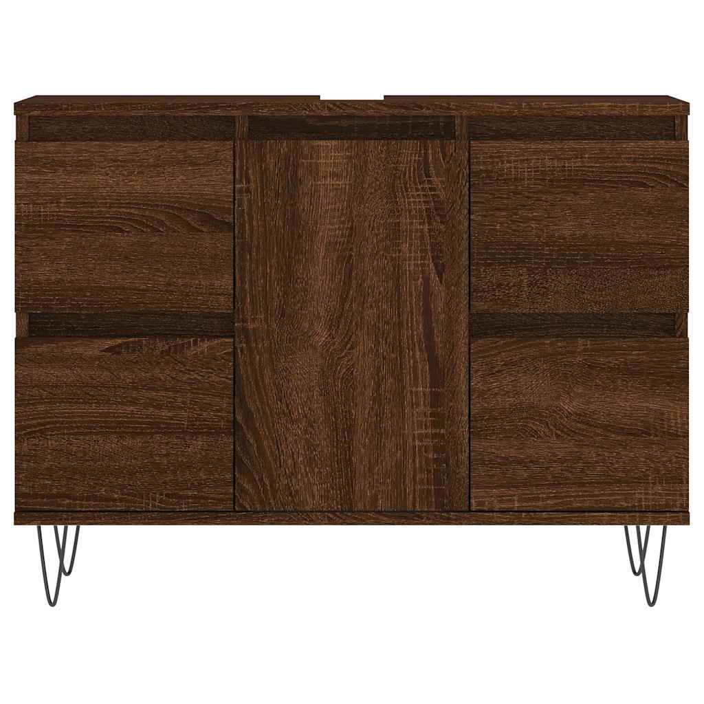 Koupelnová Skříňka 80 X 33 X 60 Cm Kompozitní Dřevo