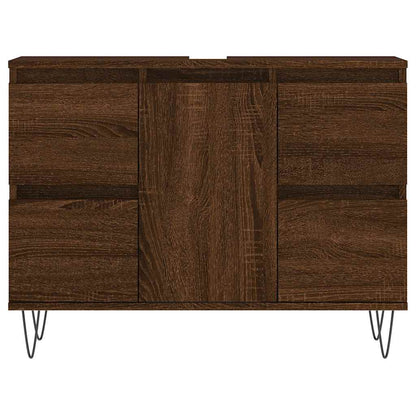 Koupelnová Skříňka 80 X 33 X 60 Cm Kompozitní Dřevo