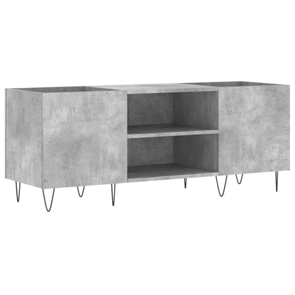 Skříňka Na Lp Desky Betonově Šedá 121X38X48 Cm Kompozitní Dřevo