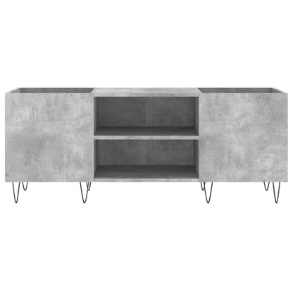 Skříňka Na Lp Desky Betonově Šedá 121X38X48 Cm Kompozitní Dřevo
