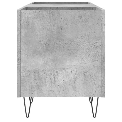 Skříňka Na Lp Desky Betonově Šedá 121X38X48 Cm Kompozitní Dřevo