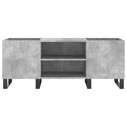 Skříňka Na Lp Desky Betonově Šedá 121X38X48 Cm Kompozitní Dřevo