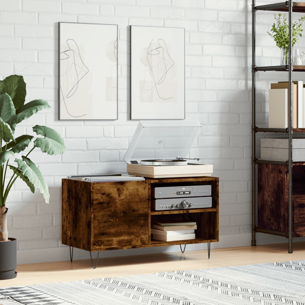 Skříňka Na Lp Desky 85X38X48 Cm Kompozitní Dřevo