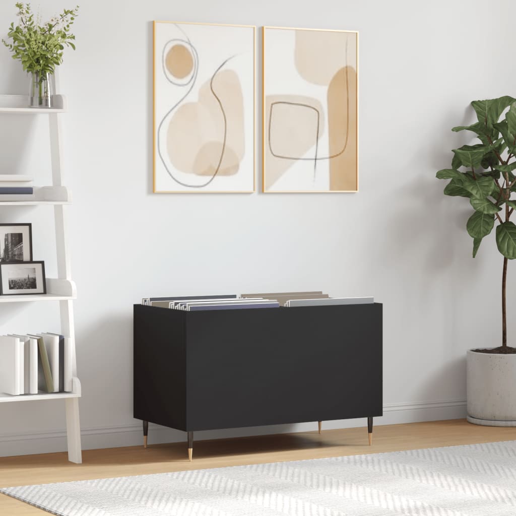 Skříňka Na Lp Desky Betonově Šedá 74,5X38X48Cm Kompozitní Dřevo