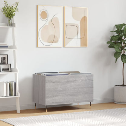 Skříňka Na Lp Desky Betonově Šedá 74,5X38X48Cm Kompozitní Dřevo
