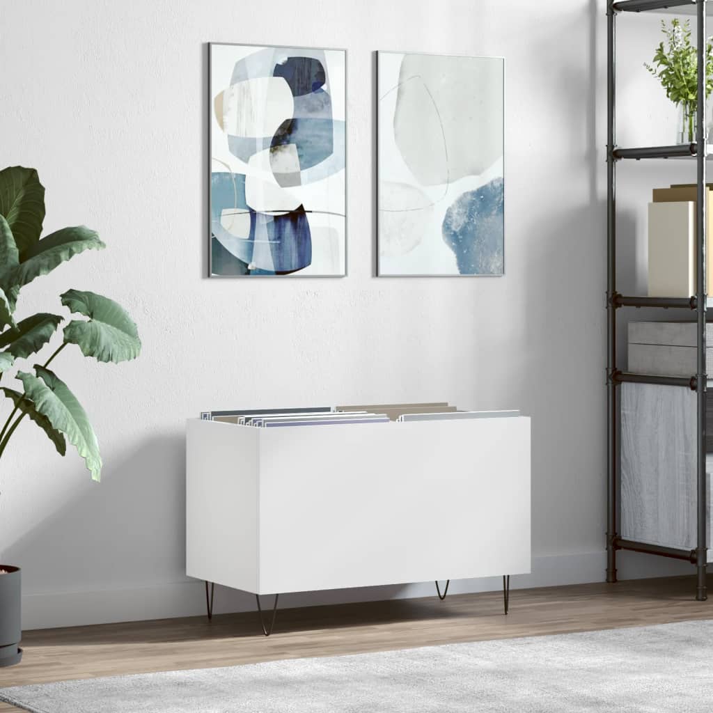 Skříňka Na Lp Desky Betonově Šedá 74,5X38X48Cm Kompozitní Dřevo