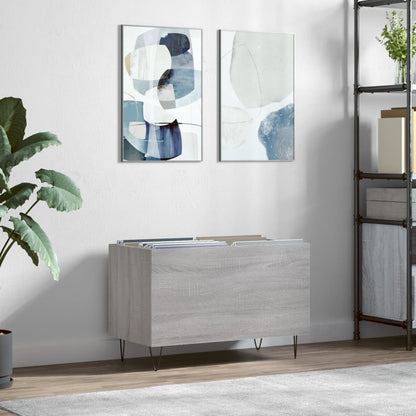 Skříňka Na Lp Desky Betonově Šedá 74,5X38X48Cm Kompozitní Dřevo