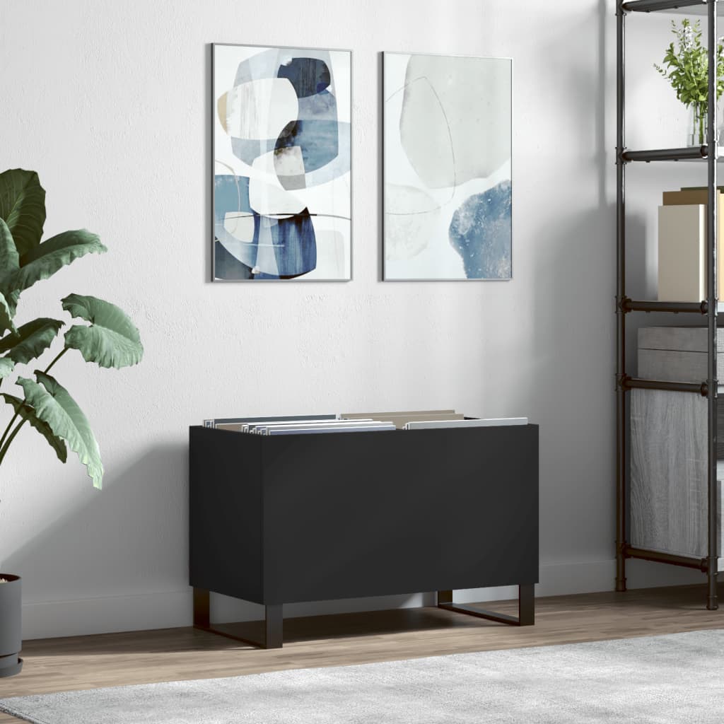Skříňka Na Lp Desky Betonově Šedá 74,5X38X48Cm Kompozitní Dřevo