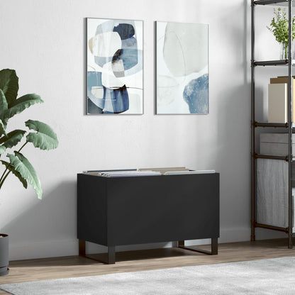Skříňka Na Lp Desky Betonově Šedá 74,5X38X48Cm Kompozitní Dřevo