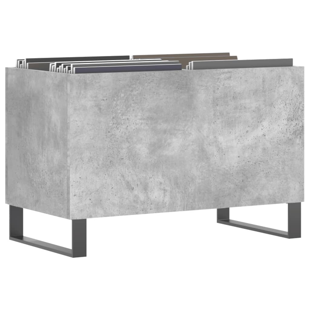 Skříňka Na Lp Desky Betonově Šedá 74,5X38X48Cm Kompozitní Dřevo