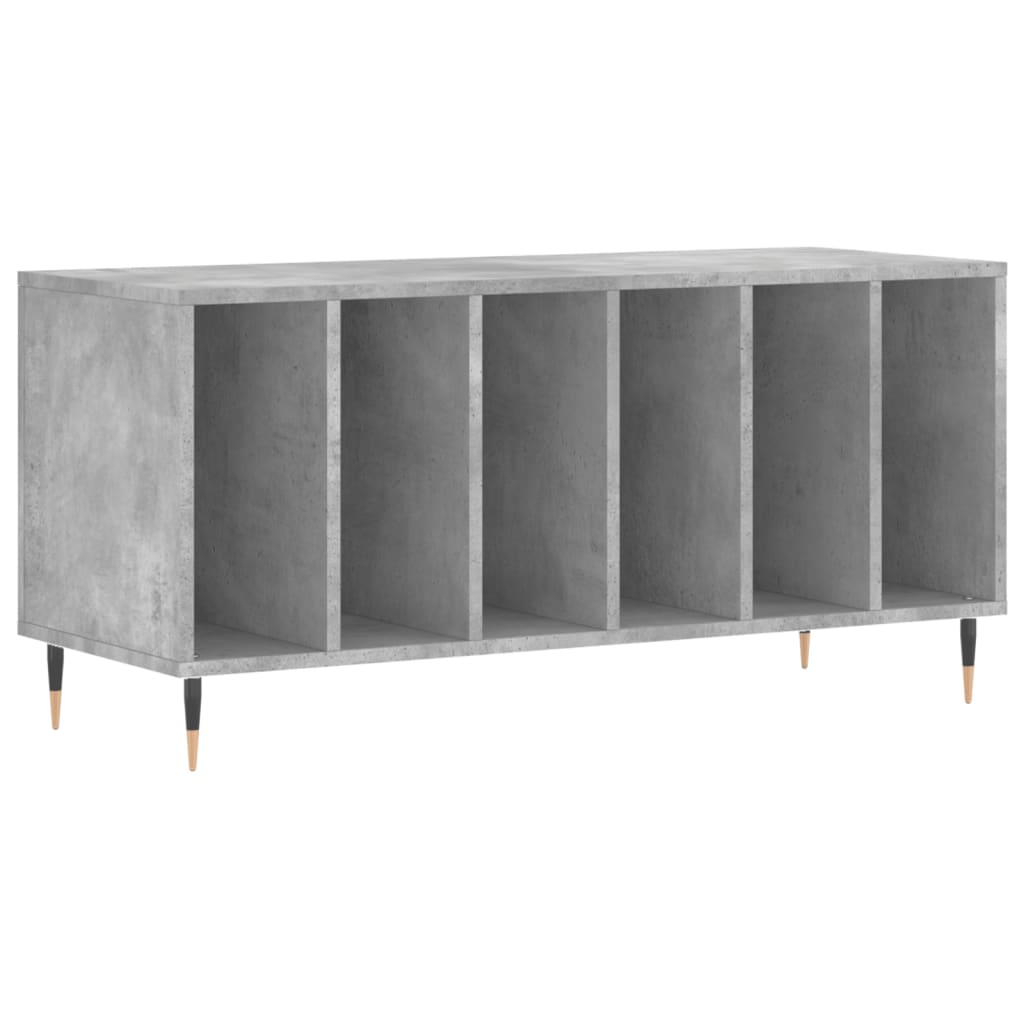Skříňka Na Lp Desky Betonově Šedá 100X38X48 Cm Kompozitní Dřevo