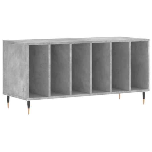 Skříňka Na Lp Desky Betonově Šedá 100X38X48 Cm Kompozitní Dřevo