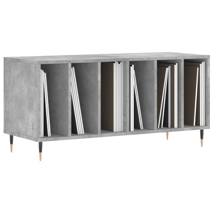 Skříňka Na Lp Desky Betonově Šedá 100X38X48 Cm Kompozitní Dřevo