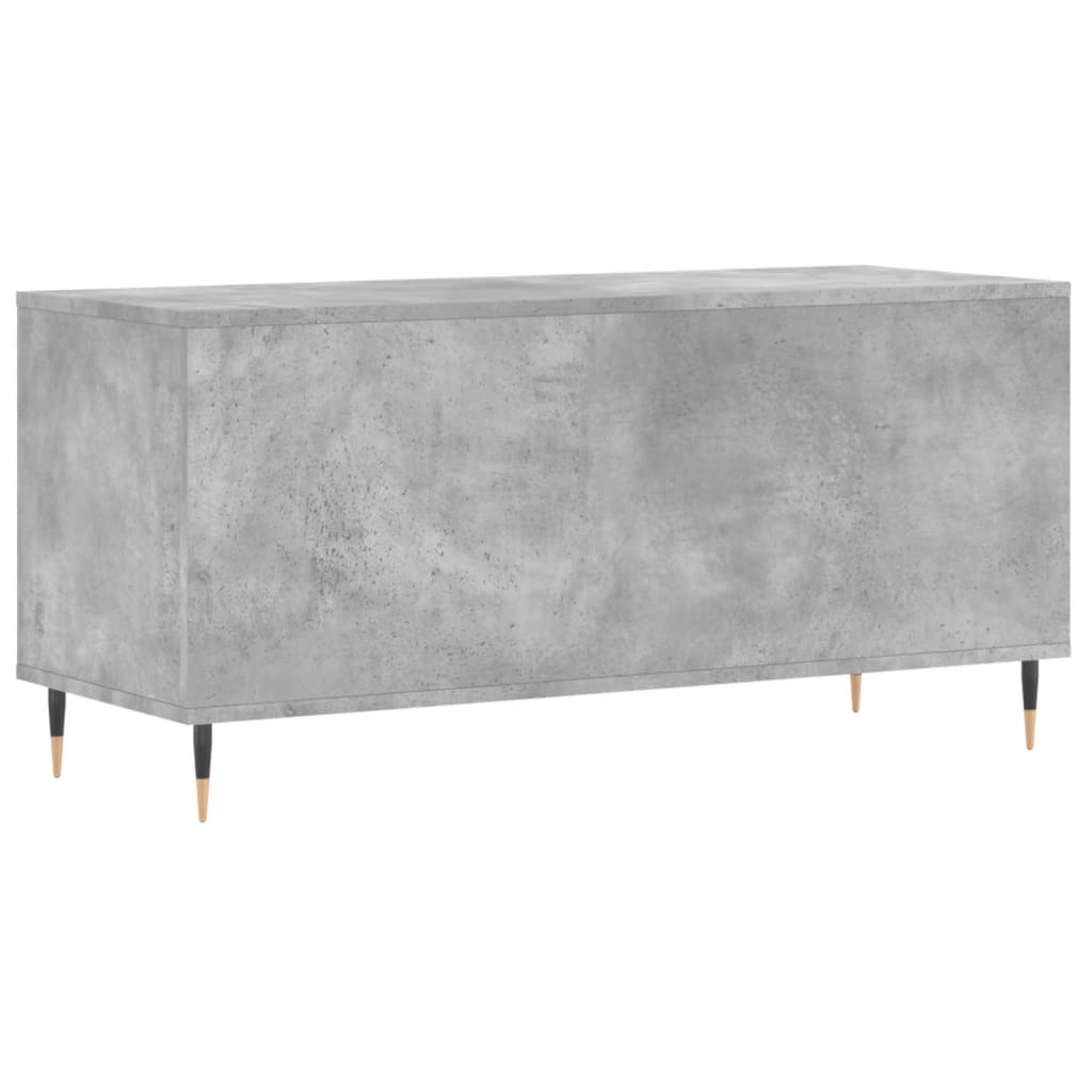 Skříňka Na Lp Desky Betonově Šedá 100X38X48 Cm Kompozitní Dřevo