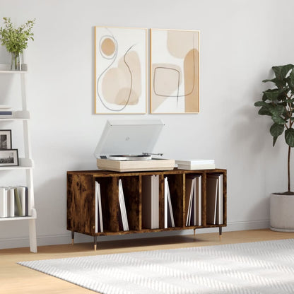 Skříňka Na Lp Desky Betonově Šedá 100X38X48 Cm Kompozitní Dřevo