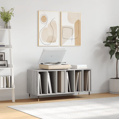 Skříňka Na Lp Desky Betonově Šedá 100X38X48 Cm Kompozitní Dřevo