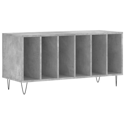 Skříňka Na Lp Desky Betonově Šedá 100X38X48 Cm Kompozitní Dřevo