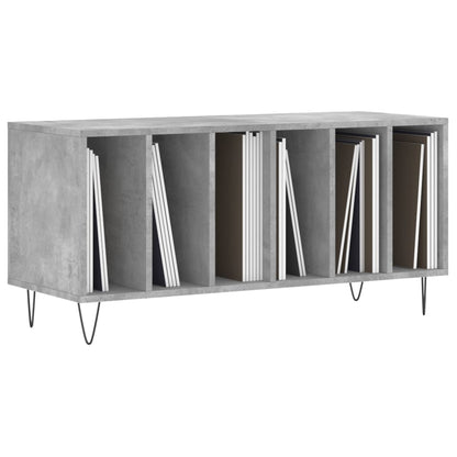 Skříňka Na Lp Desky Betonově Šedá 100X38X48 Cm Kompozitní Dřevo