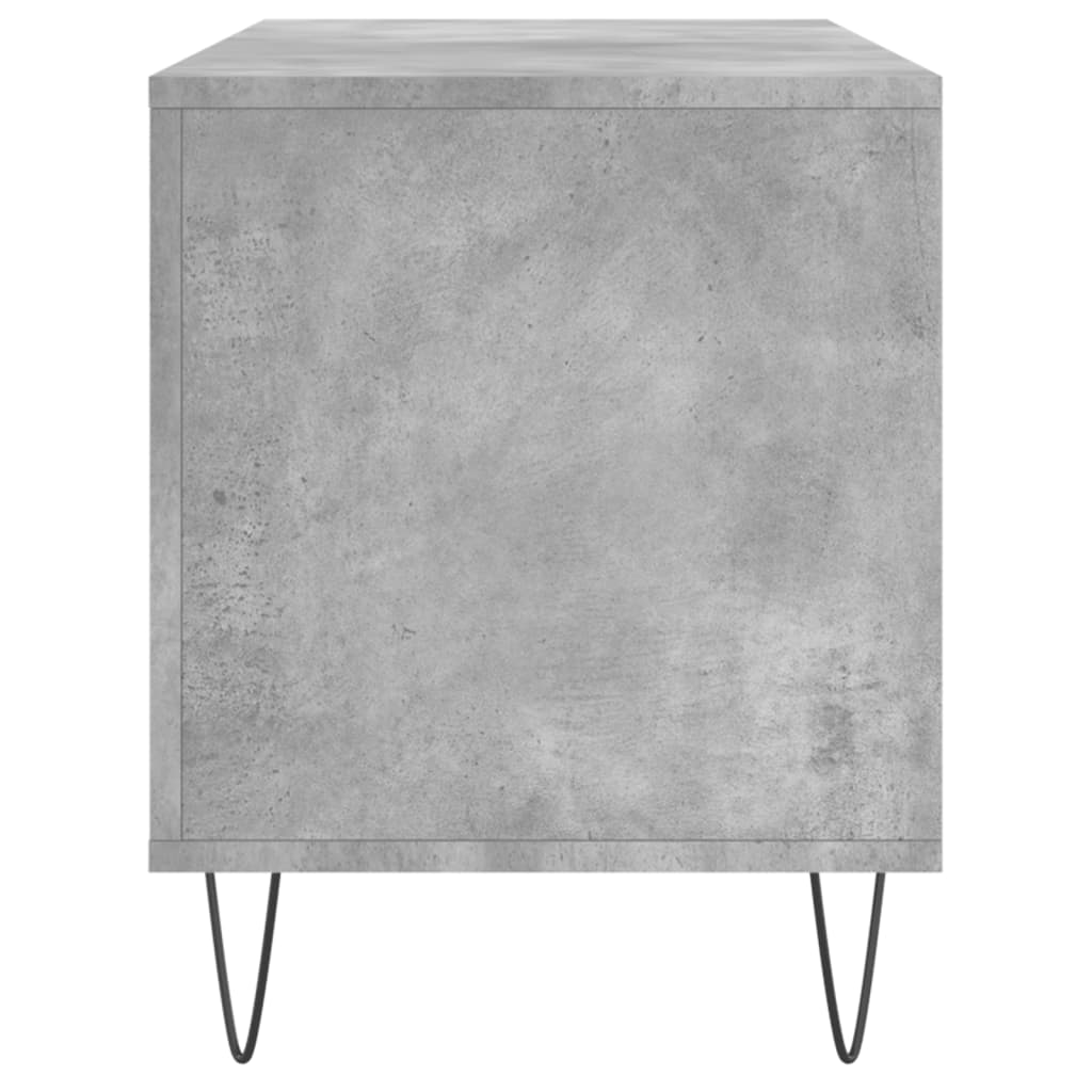 Skříňka Na Lp Desky Betonově Šedá 100X38X48 Cm Kompozitní Dřevo