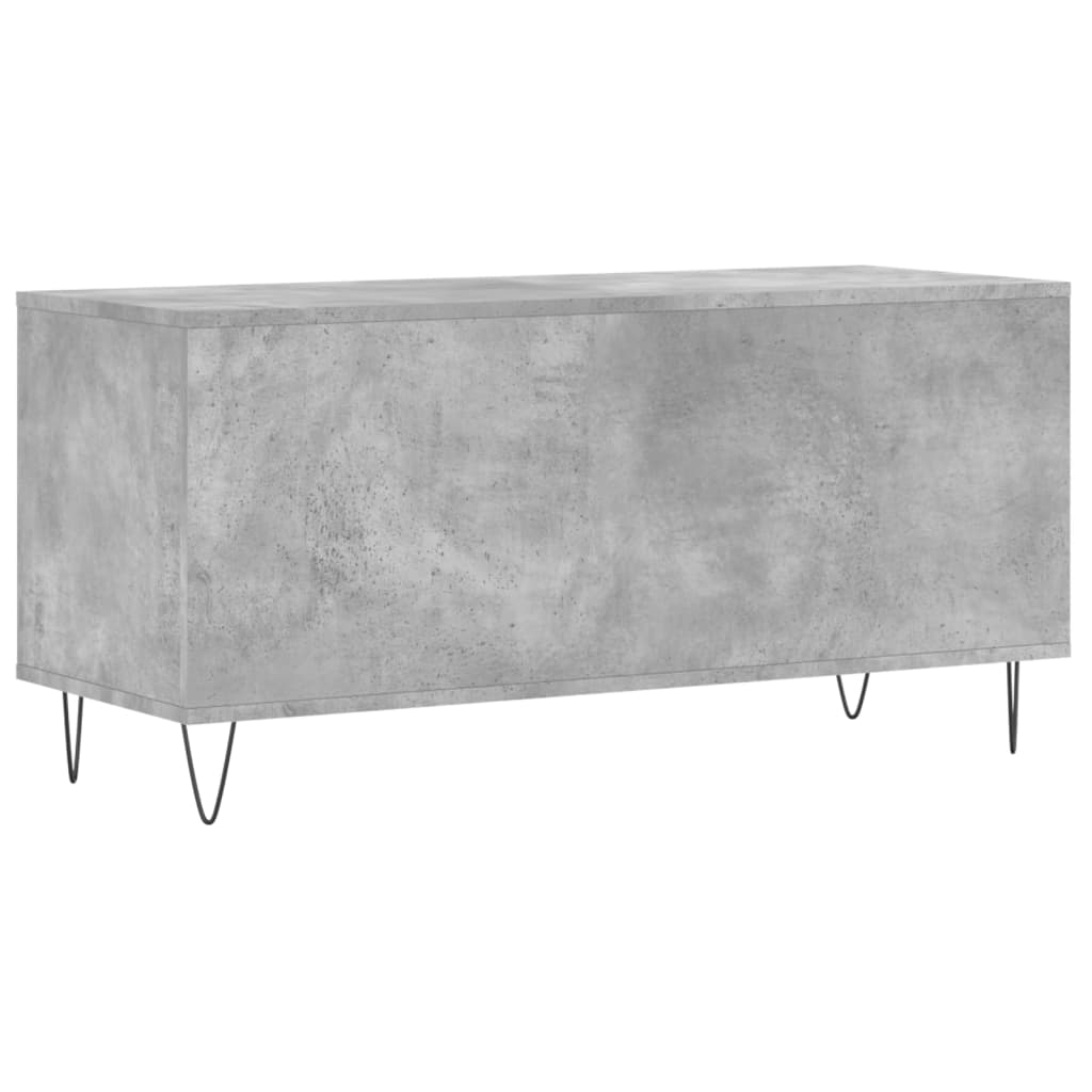 Skříňka Na Lp Desky Betonově Šedá 100X38X48 Cm Kompozitní Dřevo