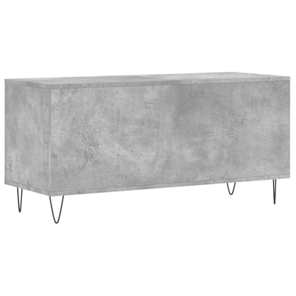 Skříňka Na Lp Desky Betonově Šedá 100X38X48 Cm Kompozitní Dřevo