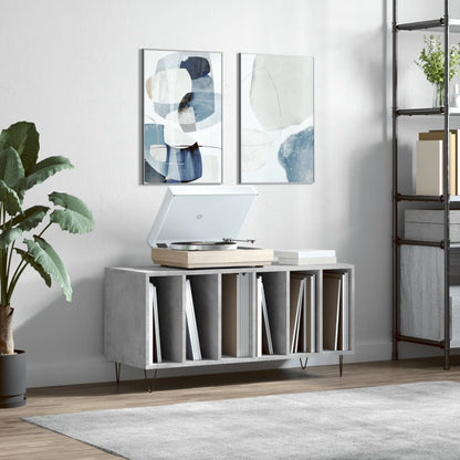 Skříňka Na Lp Desky Betonově Šedá 100X38X48 Cm Kompozitní Dřevo