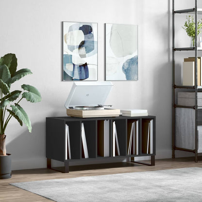 Skříňka Na Lp Desky Betonově Šedá 100X38X48 Cm Kompozitní Dřevo