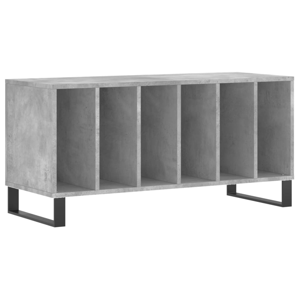 Skříňka Na Lp Desky Betonově Šedá 100X38X48 Cm Kompozitní Dřevo