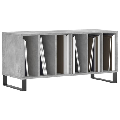 Skříňka Na Lp Desky Betonově Šedá 100X38X48 Cm Kompozitní Dřevo