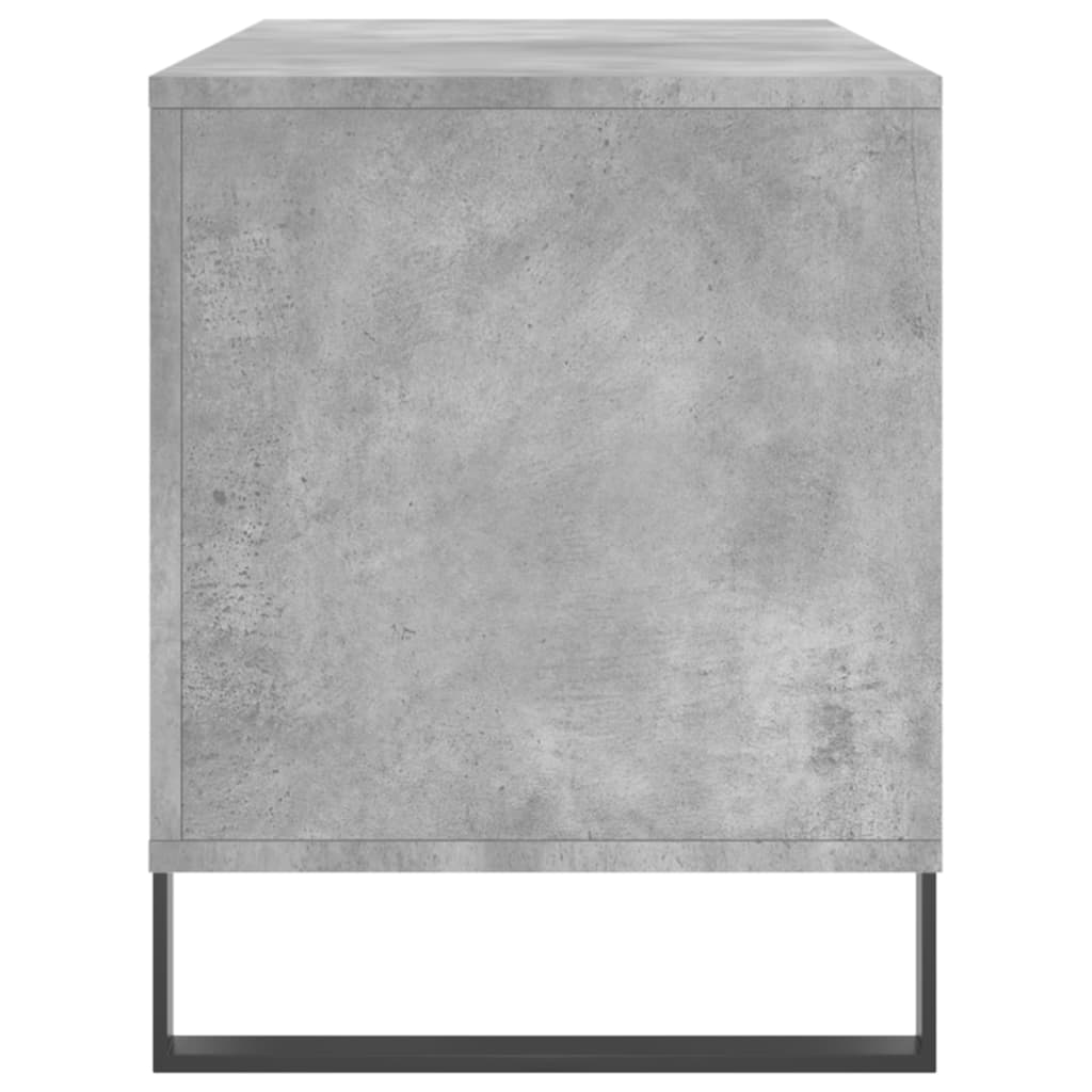 Skříňka Na Lp Desky Betonově Šedá 100X38X48 Cm Kompozitní Dřevo