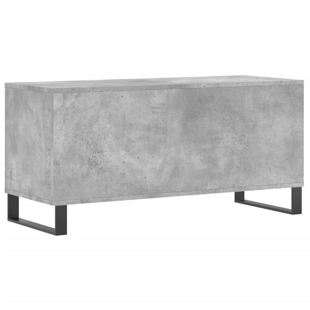 Skříňka Na Lp Desky Betonově Šedá 100X38X48 Cm Kompozitní Dřevo