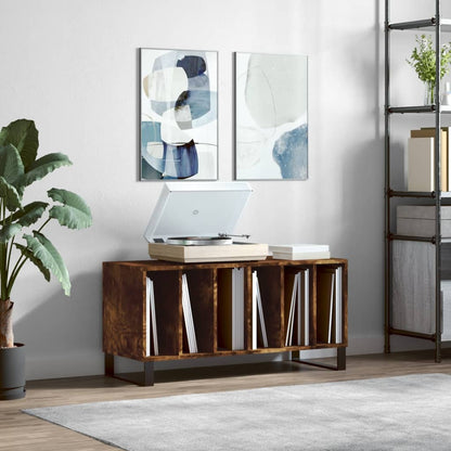 Skříňka Na Lp Desky Betonově Šedá 100X38X48 Cm Kompozitní Dřevo