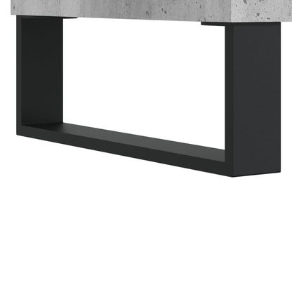Skříňka Na Lp Desky Betonově Šedá 84,5X38X89Cm Kompozitní Dřevo