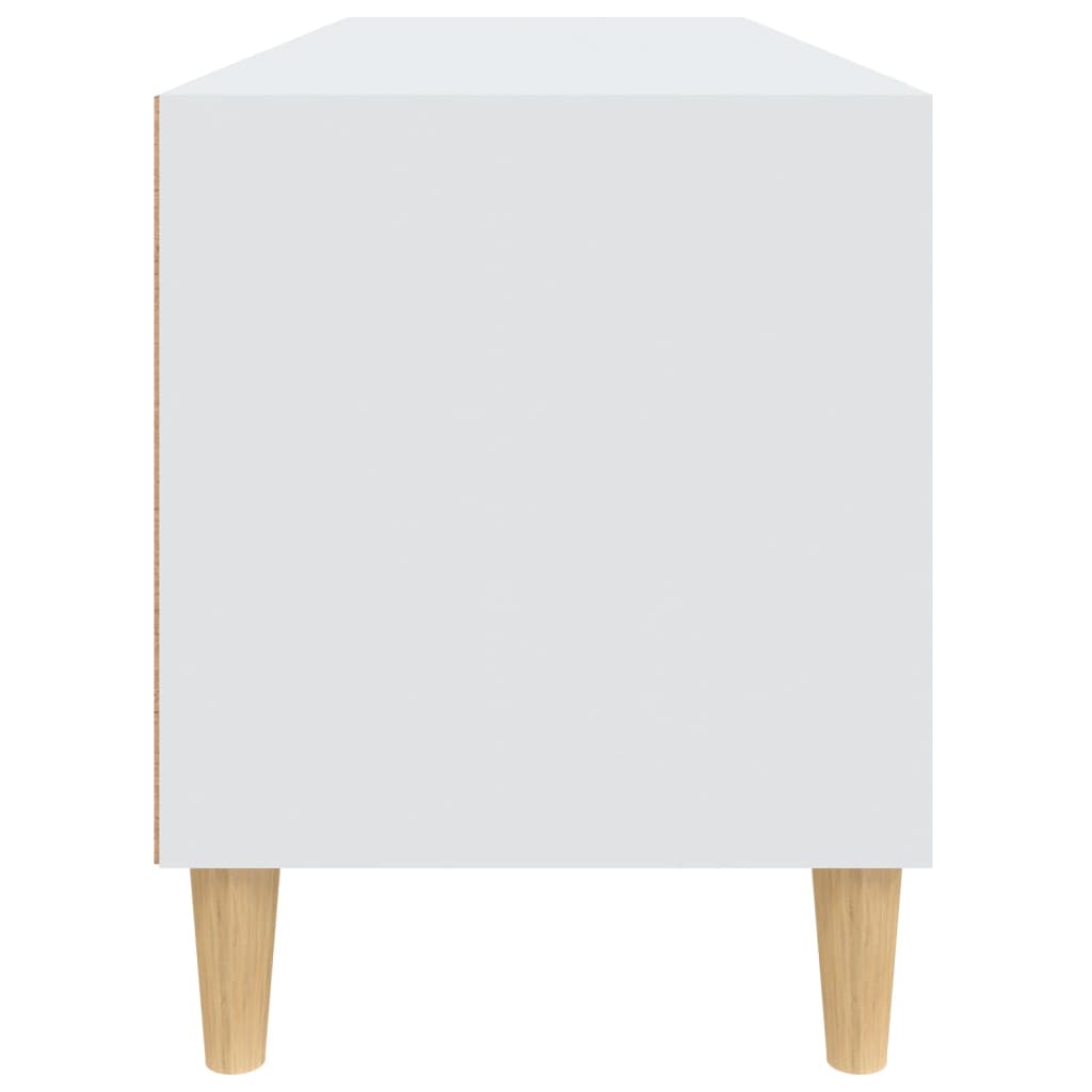 Tv Skříňka Bílá 100 X 34,5 X 44,5 Cm Kompozitní Dřevo